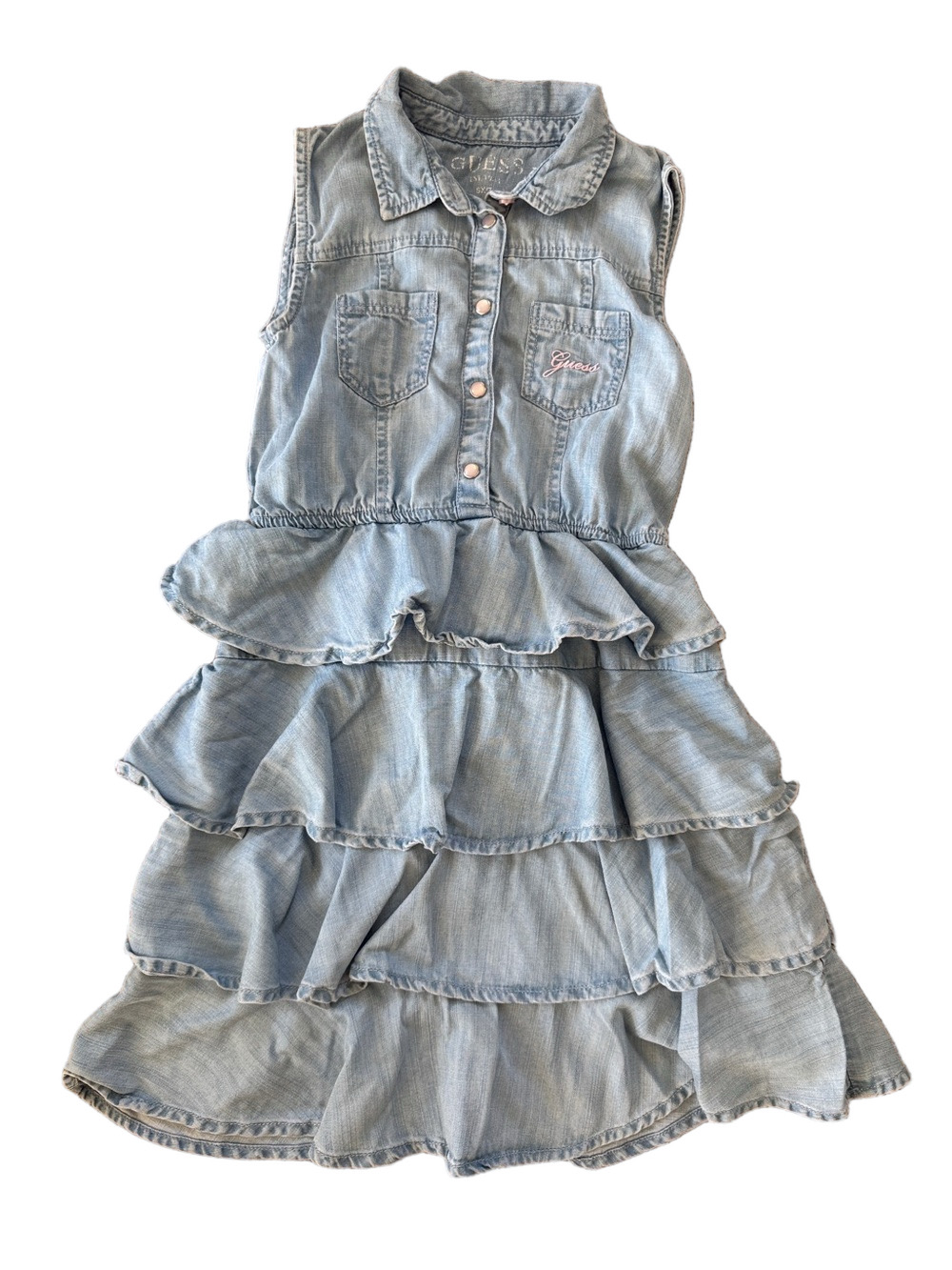 Guess Light Blue Denim Dress